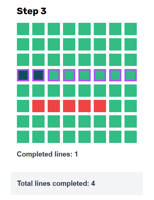 Step 3 - Block Blast Puzzle Solving Solution